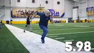 The PM Team Runs the 40 at Pitt Football's Pro Day