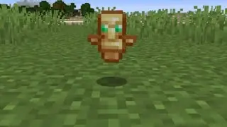 what is inside the totem of undying ......... 😮 #shorts  #ytshorts #bebu #minecraftshorts #steveee