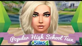 The Sims 4: Popular High School Teen CAS | Collab // FrazySimming