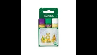 Badger Balm Holiday Gift 3 Pack Lip Balm Sets
