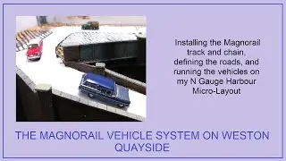 The Magnorail vehicle system on Weston Quayside.