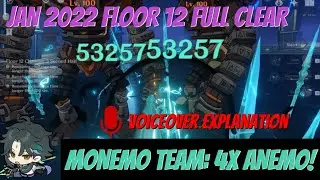 [JAN 2022] ABYSS F12 CLEAR GUIDE FEATURING XIAO MONO-ANEMO 