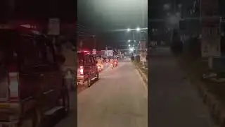 night petroling and Flag March ps Rudhauli Basti Police