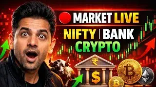 🔴 LIVE Market Today | NIFTY &bull; BANK NIFTY &bull; CRYPTO | Live Trading & Analysis Hindi