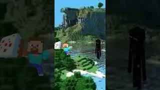 Steve Vs All Mobs Lets See Who Winner... #minecraft #shorts