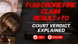 ₹1.88 Crore Fire Insurance Claim REJECTED | Court Verdict Explained | Ponni Agro Case
