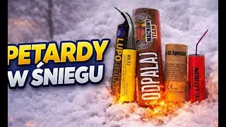 NAJMOCNIEJSZE PETARDY VS ŚNIEG !