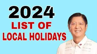 LIST OF HOLIDAYS 2024