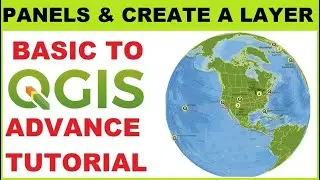 Panels, Toolbars, Plugins and Creating Point Layer in QGIS