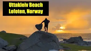 BestHike - Arctic Norway, Uttakleiv Beach ➙ Veggan Summit