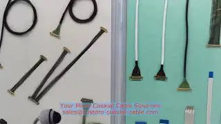 45-ohm micro-coax Czech Republic supplier China supplier micro coax cable assembly fibre optic cable