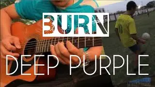 Burn || Deep Purple ||Acoustic guitar solo cover || D'Addario String