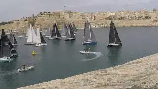 Rolex Middle Sea Race 2025 - All Starts Time Lapse