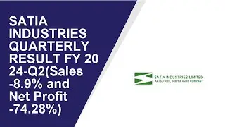 SATIA INDUSTRIES Standalone Quarterly Result | Q2 Result 2024 | SATIA INDUSTRIES latest news