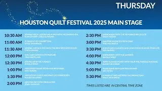 Day 2 - AllBrands Houston Quilt Festival Live Demo Stage