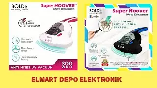 BOLDe Super Hoover Mite Crusher Alat Penyedot Debu Dengan Sinar UV Pembasmi Tungau Kasur