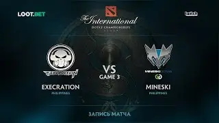 Mineski vs Execration, Game 3, The International 2017 SEA Qualifier