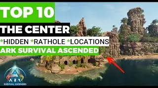 TOP 10 HIDDEN RATHOLE BASE LOCATIONS THE CENTER (ARK SURVIVAL ASCENDED)