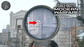 Modern Warfare - HIDING SPOTS & GOD SPOTS on Mialstor Tank Factory ( MW Season 6 )