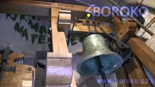 BOROKO zvony - Lozorno, kostol sv. Kataríny, montáž zvonů
