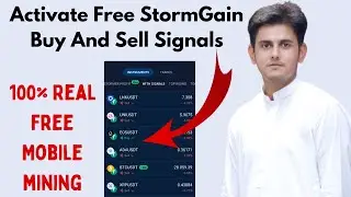Activate Free Stormgain Buy And Sell Signals | Stormgain Free Bitcoin Mining App