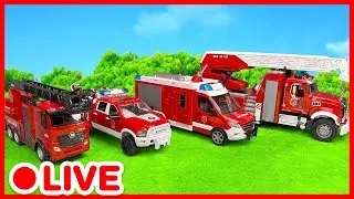 The Best Firefighter Adventure for Kids 🚒🔥 Cars & Vehicles for Kids | Kidibli