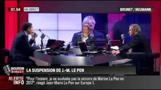 Brunet & Neumann : Jean-Marie Le Pen: derni&egrave;re &eacute;tape de la d&eacute;diabolisation du FN ? - 05/05