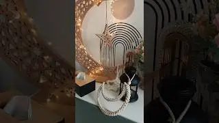 Set Up a Simple Elegant Ramadan Corner | Decorate with me ✨#ramadanmubarak