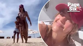 Jessica Alba jets off to Cabo with son Hayes, 7, after filing for divorce from Cash Warren