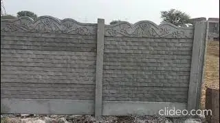Compound wall constructed by danvita precast industry