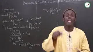 Exercices - Terminale S - PC :  Les AMINES / Suite 3 / M. Diop