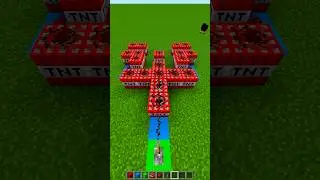 Minecraft TNT Heart Trick❤️ #minecraft #shorts