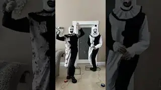 Terrifier 4 coming soon 😂 #halloween #spirithalloween #partycityhalloween #youtubeshorts #horror