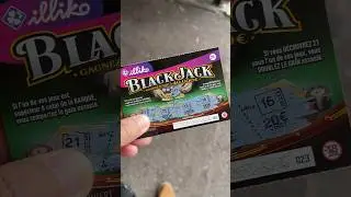 &euro;10.00 BLACKJACK #gains #win #fdj #illiko #grattage #blackjack #21 #abonnetoi #shorts