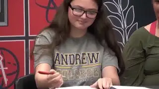 Kayla Usher becomes first student-athlete to sign to play collegiate athletics from Southwest Geo...