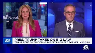 President Trump signs EO targeting Robert Mueller's former law firm