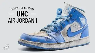 How To Clean Air Jordan 1 UNC Mid With Reshoevn8r