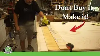 Turn any Circular Saw into a Track Saw, Zero Clearance - Quick and Easy