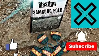 Тест дисплея SAMSUNG FOLD #SamsungFold #galaxyfold #durability #mobileblast #mobile #foldingphone