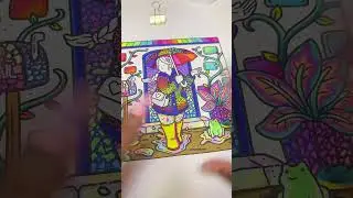 Coloring tutorial: Colorful leopard print pattern🐆💖 #coloringtutorial #lisafrank #colortok