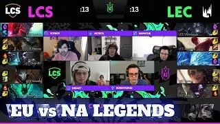 LCS против LEC &mdash; Легенды (при участии Sneaky, BunnyFuFuu, Mithy и др.) | День 2, LoL All Star 2020 LEC/LCS