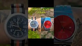 AMERICA VS JAPAN #watches #timex #casio