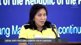 Leni Robredo's acceptance speech