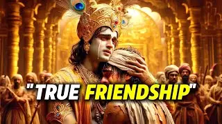 🩵Krishna and Sudama &ndash; A Story of True Friendship and Divine Love #krishna #sudama #harekrishna