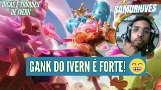 COMBOS E FORMAS DE GANKA DE IVERN 🌳 dicas e truques de Ivern 7 #ivern #lol
