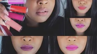 MAC Retro Matte Liquid Lipcolor | swatches on darkskin