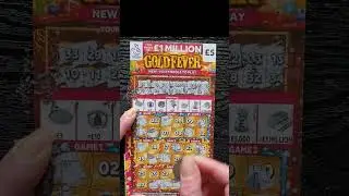BIG WIN on GOLD FEVER Scratch Card National Lottery Scratcher ScratchOff Scratchcard
