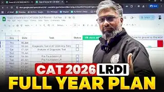 CAT 2026 LRDI Full-Year Preparation Strategy 🚀 | Month-by-Month Master Plan | MBA Wallah