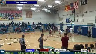 Corsica--Stickney Jaguars  vs Marty Braves (BBB)