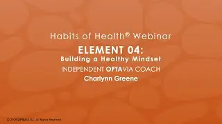 OPTAVIA Habits of Health &ndash; Your LifeBook: Element 04 &ndash; 9.4.19